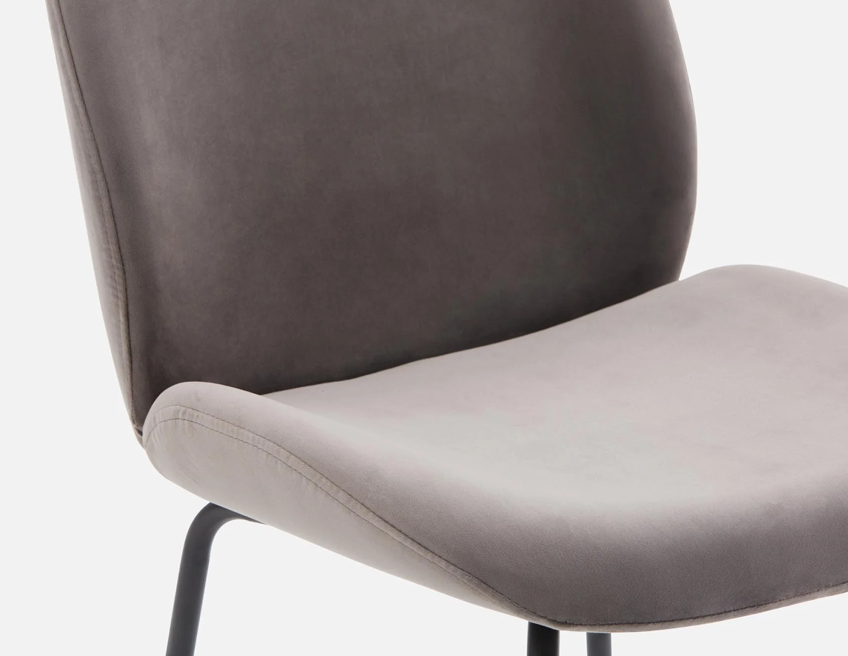 JUDITH — Contemporary velvet dining chair (03-39-96-30) - Image 4