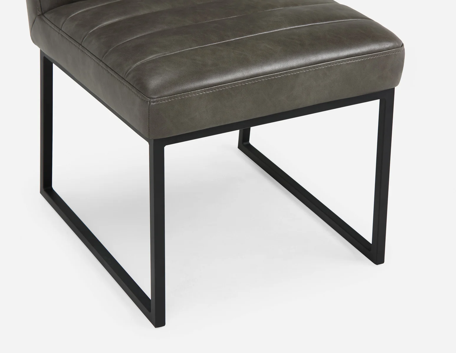 BARI — Synthetic leather dining chair (33-76-82-30) - Image 4