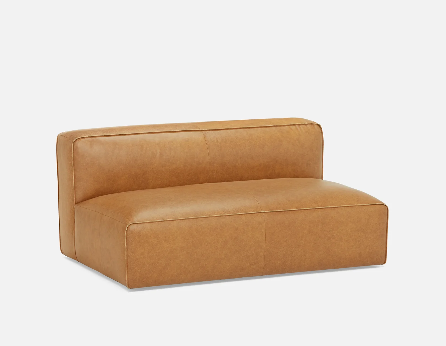 MONTE — 100% leather classic loveseat sofa (63-78-96-49) - Image 2