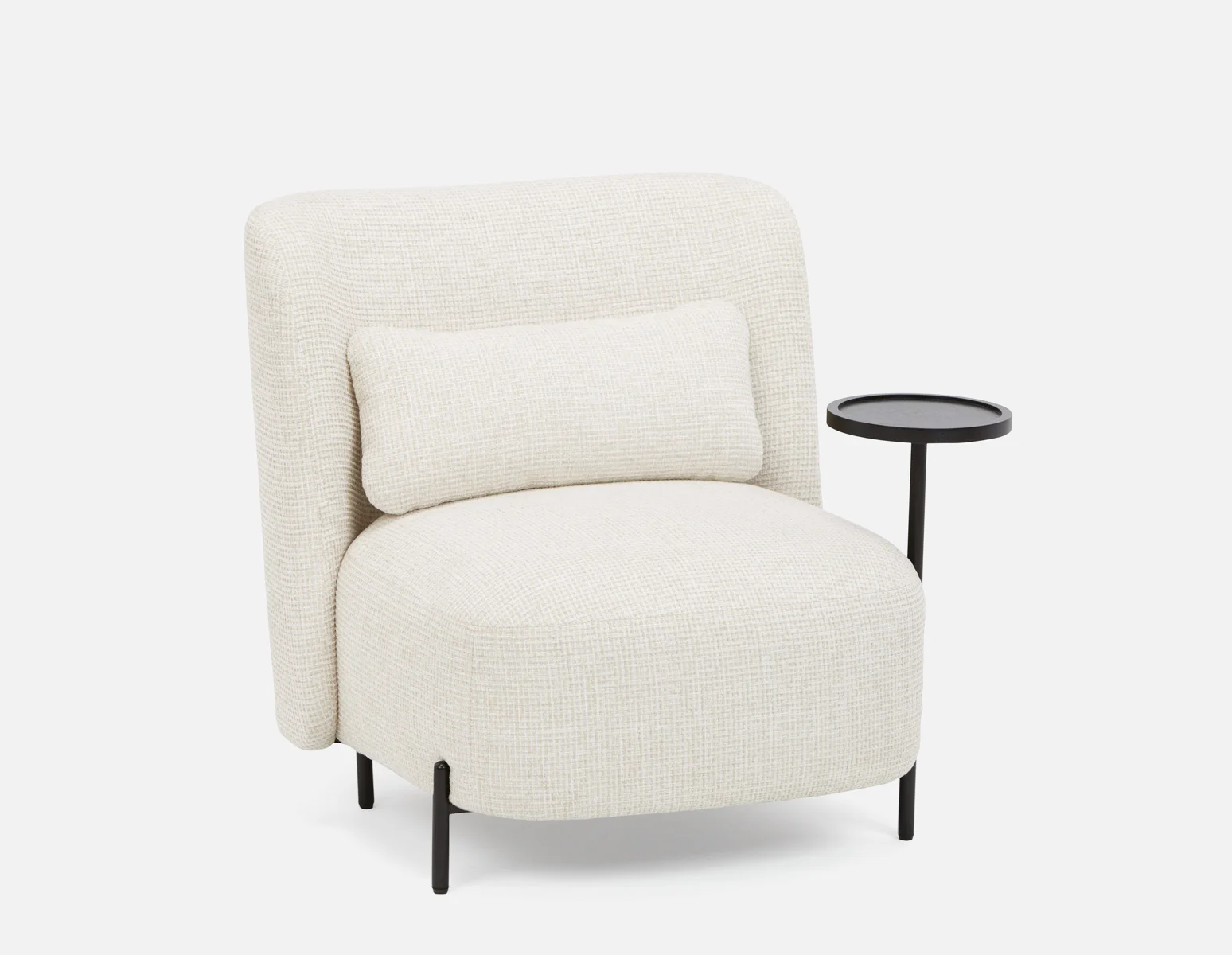 STIOLO — Accent chair with interchangeable drink stand (96-63-18-95) - Image 2