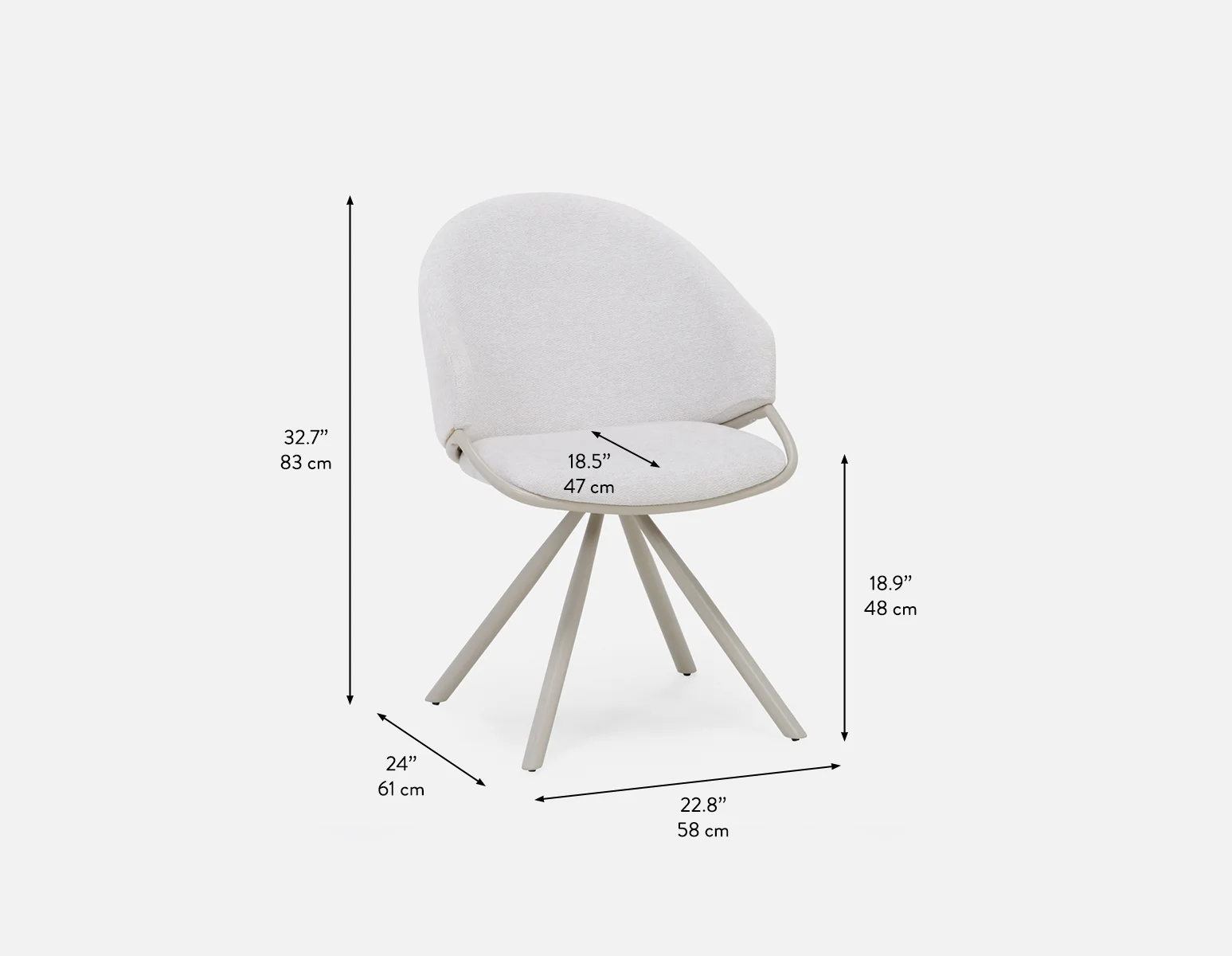 YANO — Modern contemporary dining chair (28-39-95-95) - Image 11