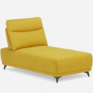 SIMON — Modern contemporary lounger with adjustable backrest (60-33-51-50)