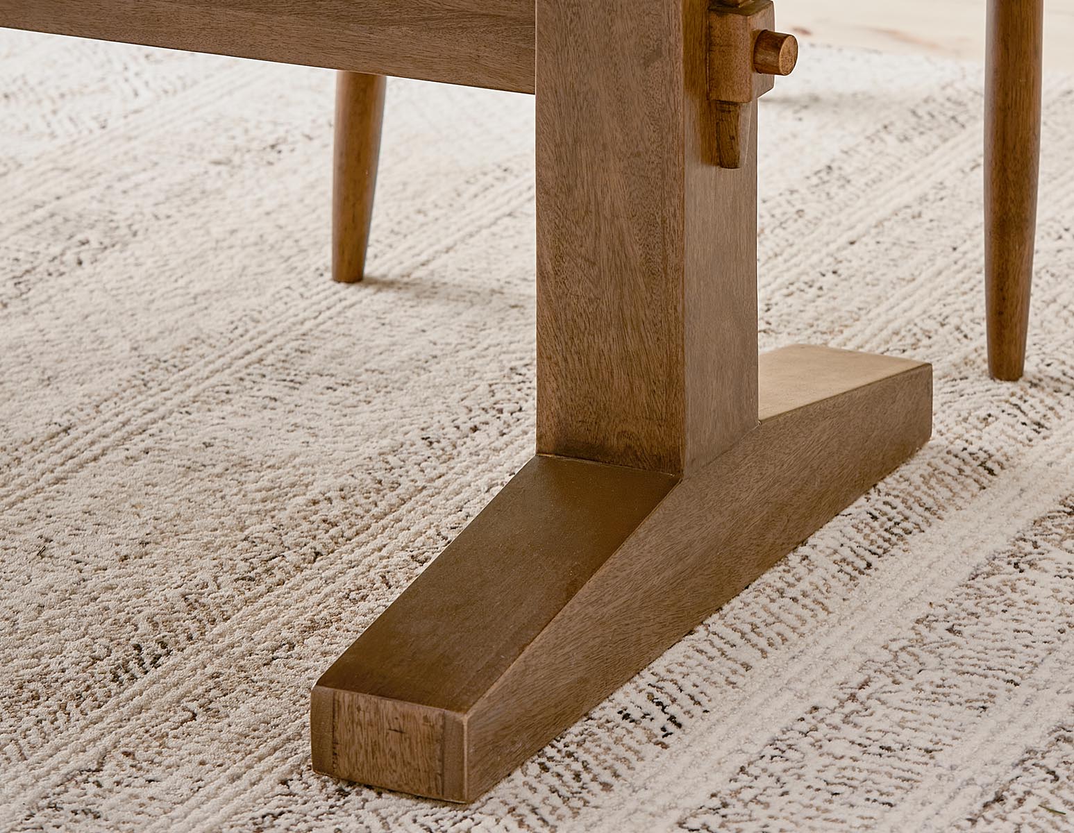 CELIO — Rustic dining table 200 cm (97-53-42-96) - Image 10
