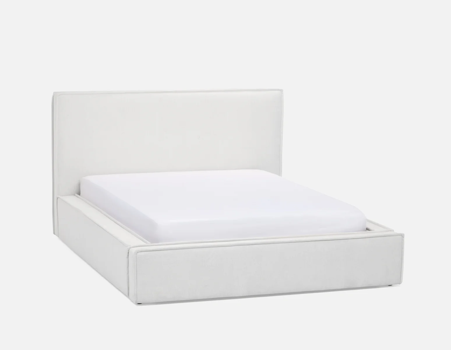 SORGUE — Upholstered queen size bed with storage (28-49-09-30) - Image 2