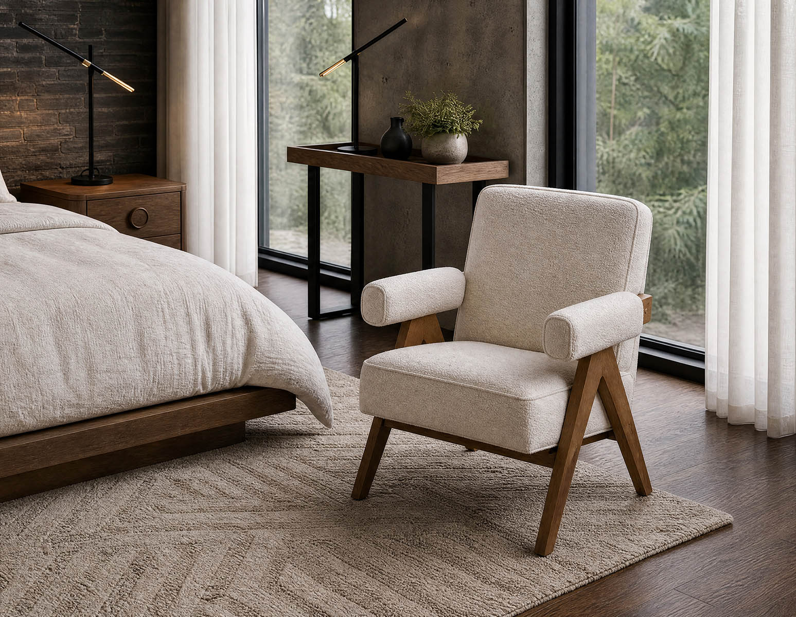 HAZEL — Midcentury classic accent chair (88-69-30-95-D)