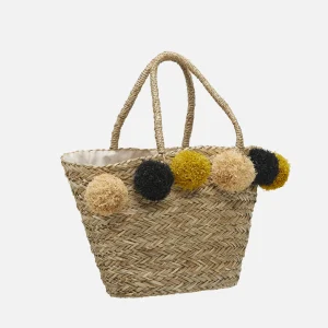 ROSIE — Woven straw tote bag
