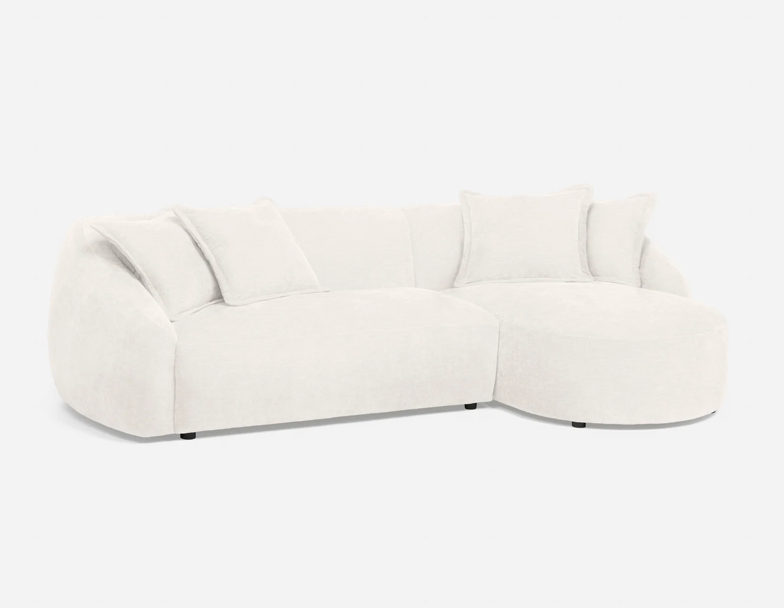 DOYER — Modern right-facing sectional sofa (97-85-01-95-D)