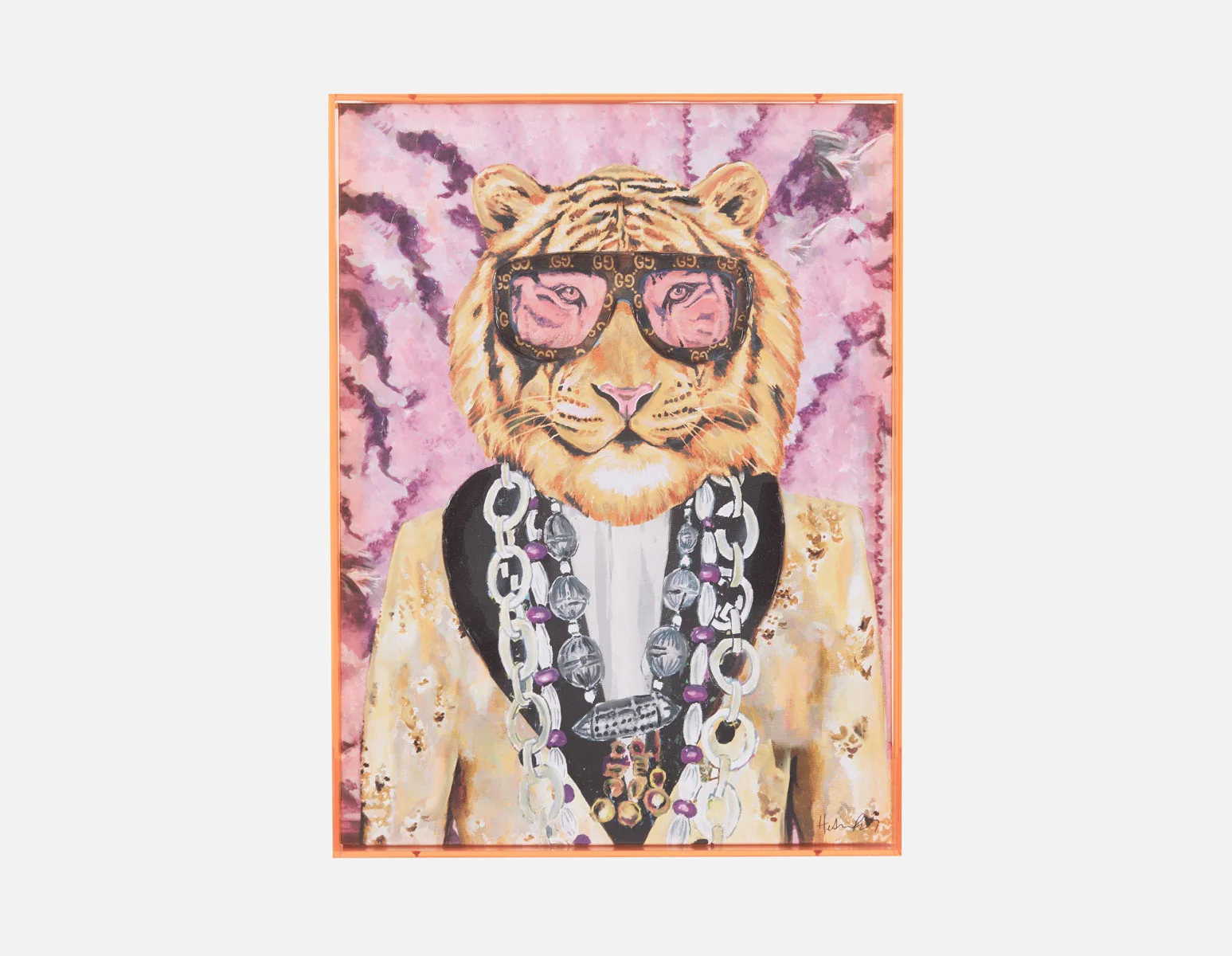 GOLDIE I — Acrylic shadow box art 45 x 60 cm - Image 9