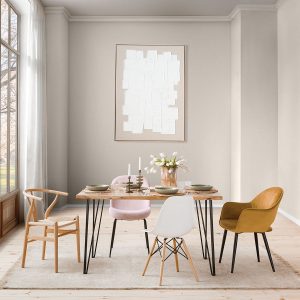 RENO — Solid acacia wood dining table 140 cm