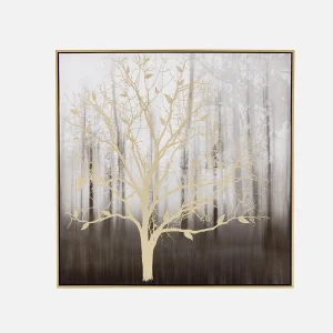 ALBERO — Framed hand embellished giclée 83 cm x 83 cm