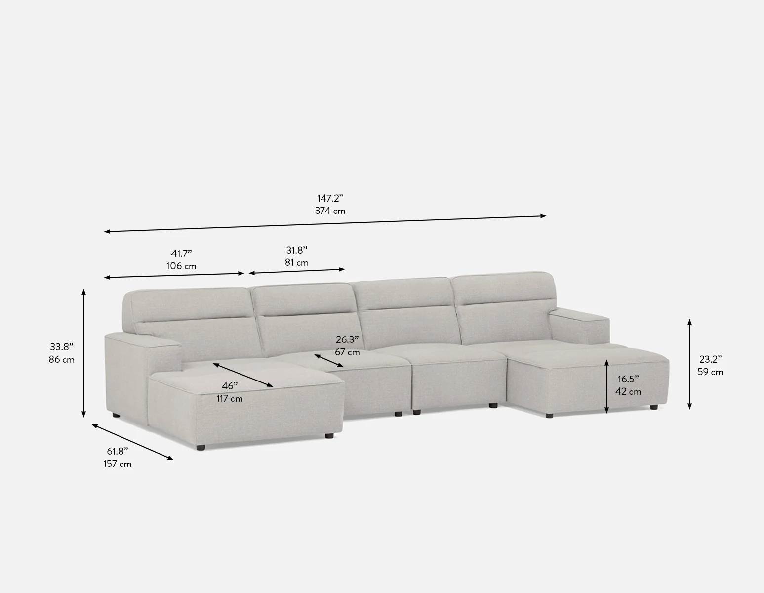REVAN — Modern modular sofa customize to fit your space (07-73-01-30) - Image 8