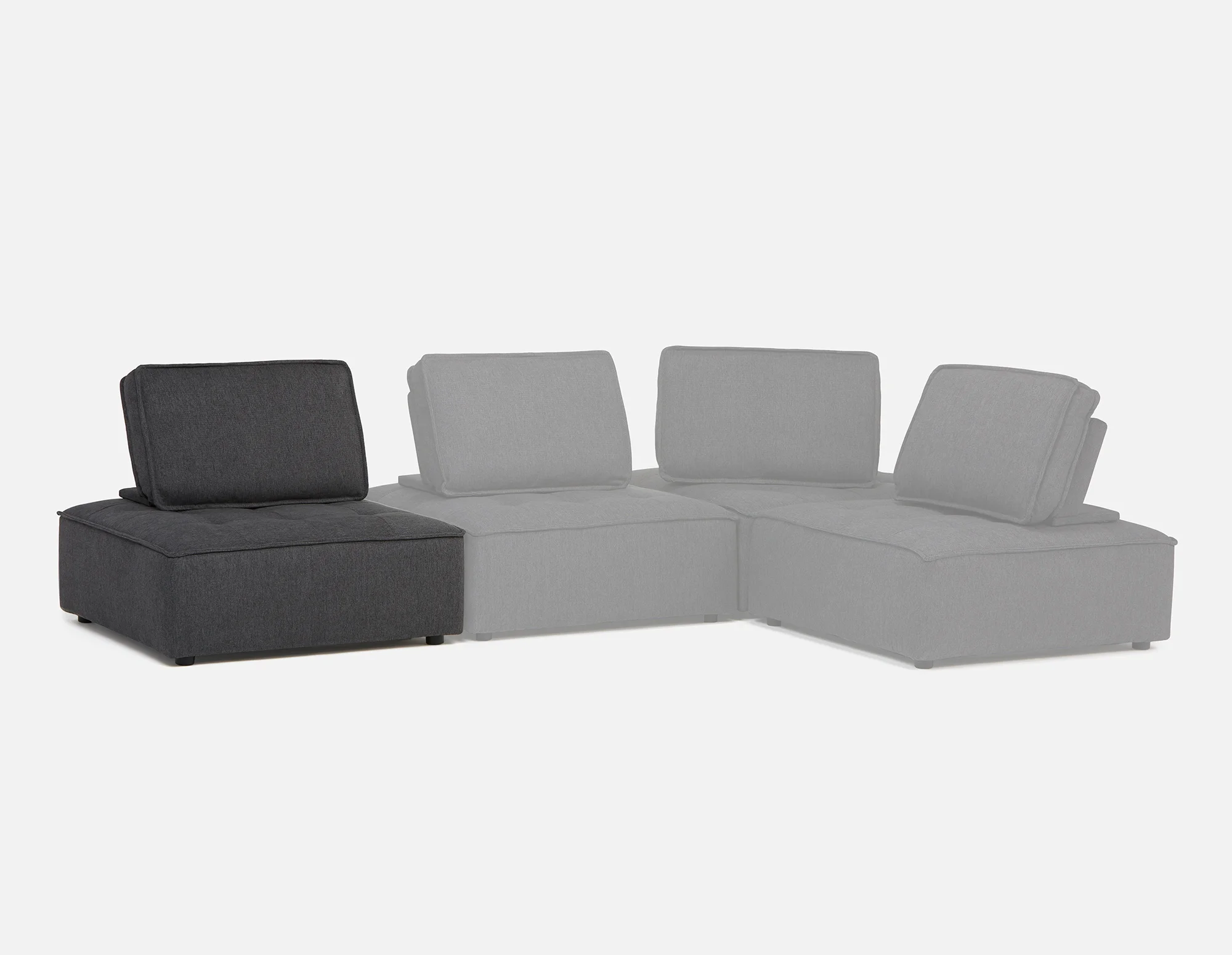 LEON — 1-pc modular interchangeable sofa (60-67-96-33) - Image 2