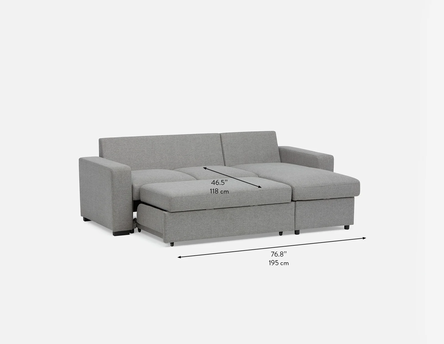 MARNIE — Contemporary interchangeable sectional sofa-bed with storage (73-29-20-30) - Image 16