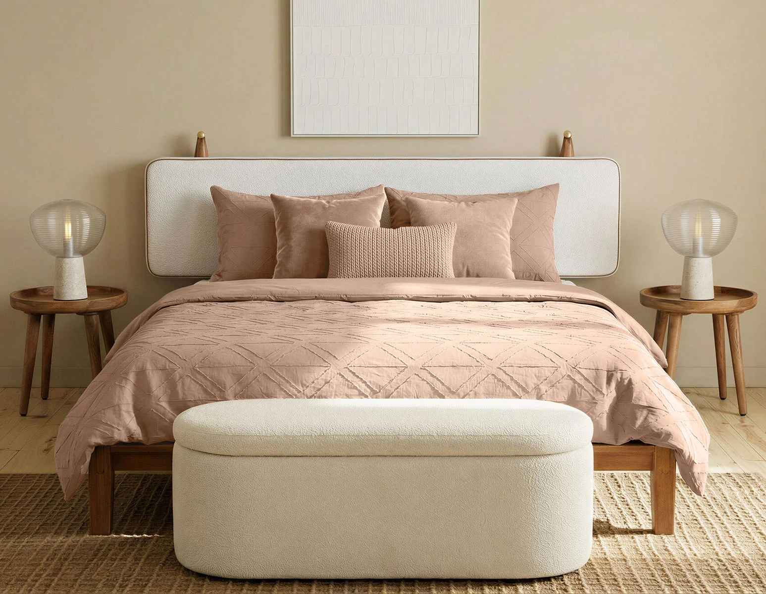 AMHERST — 3-piece queen duvet cover set (30-86-76-93)