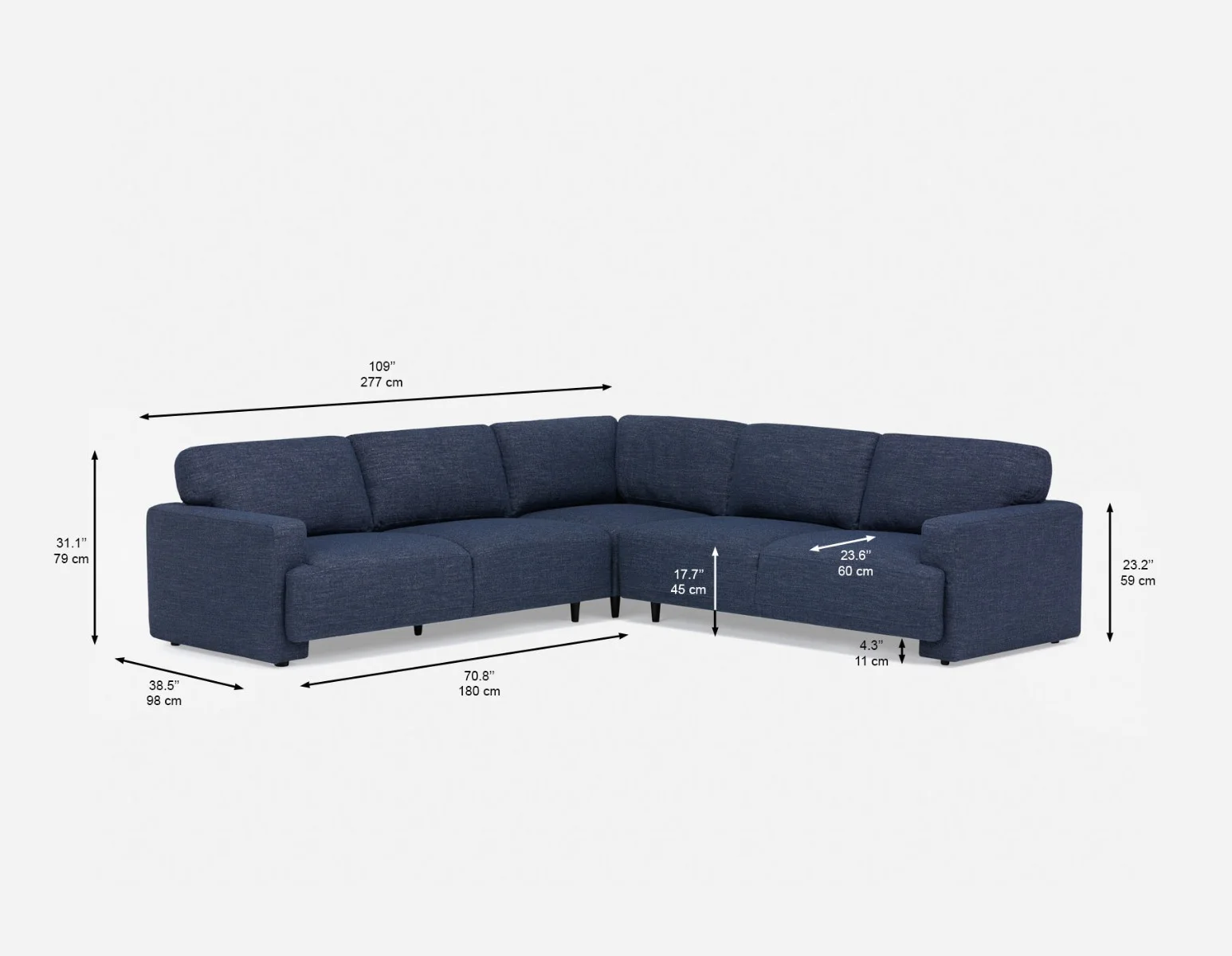 ARTHUR — Modern sectional sofa (77-65-17-60) - Image 11