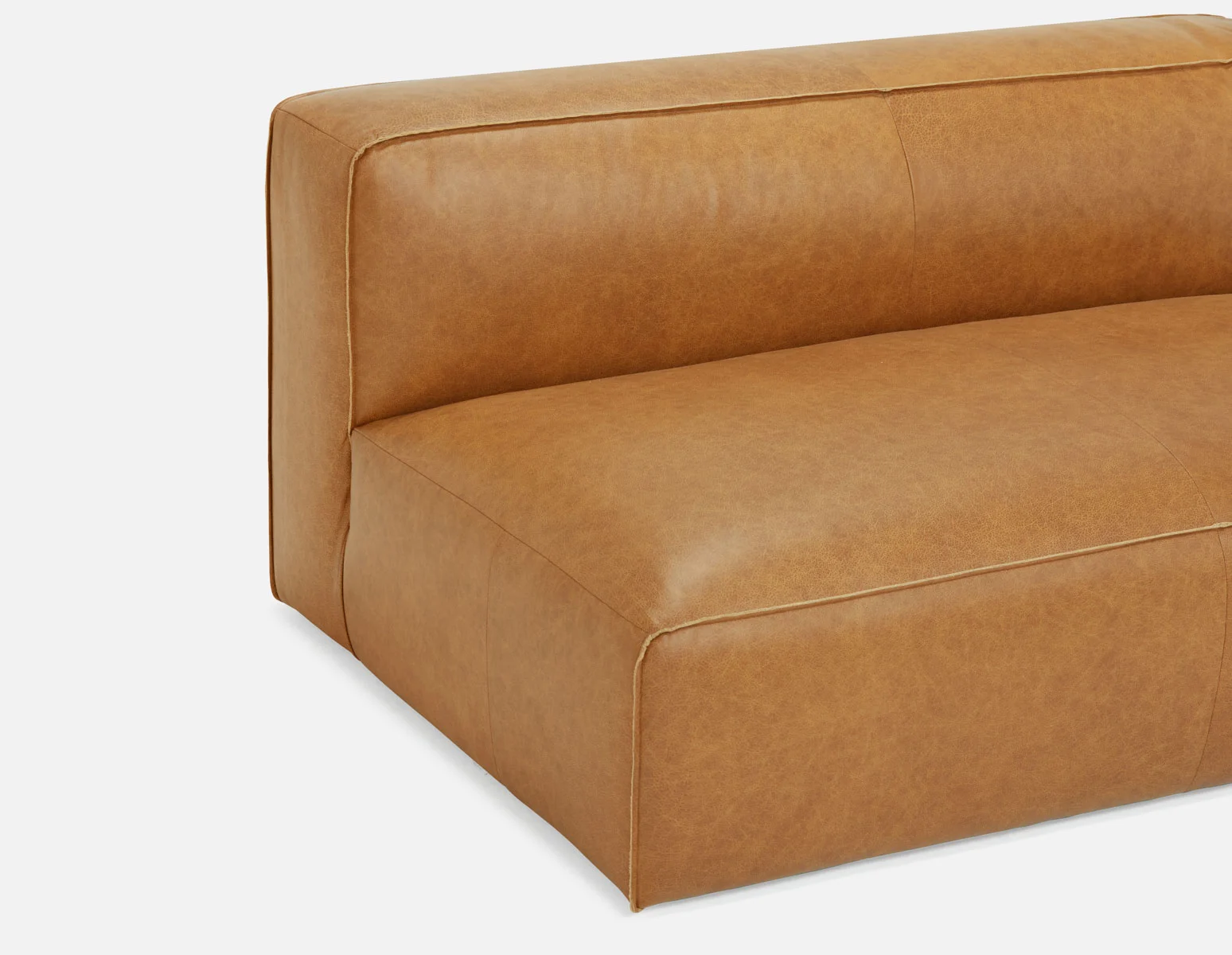 MONTE — 100% leather classic loveseat sofa (63-78-96-49) - Image 10