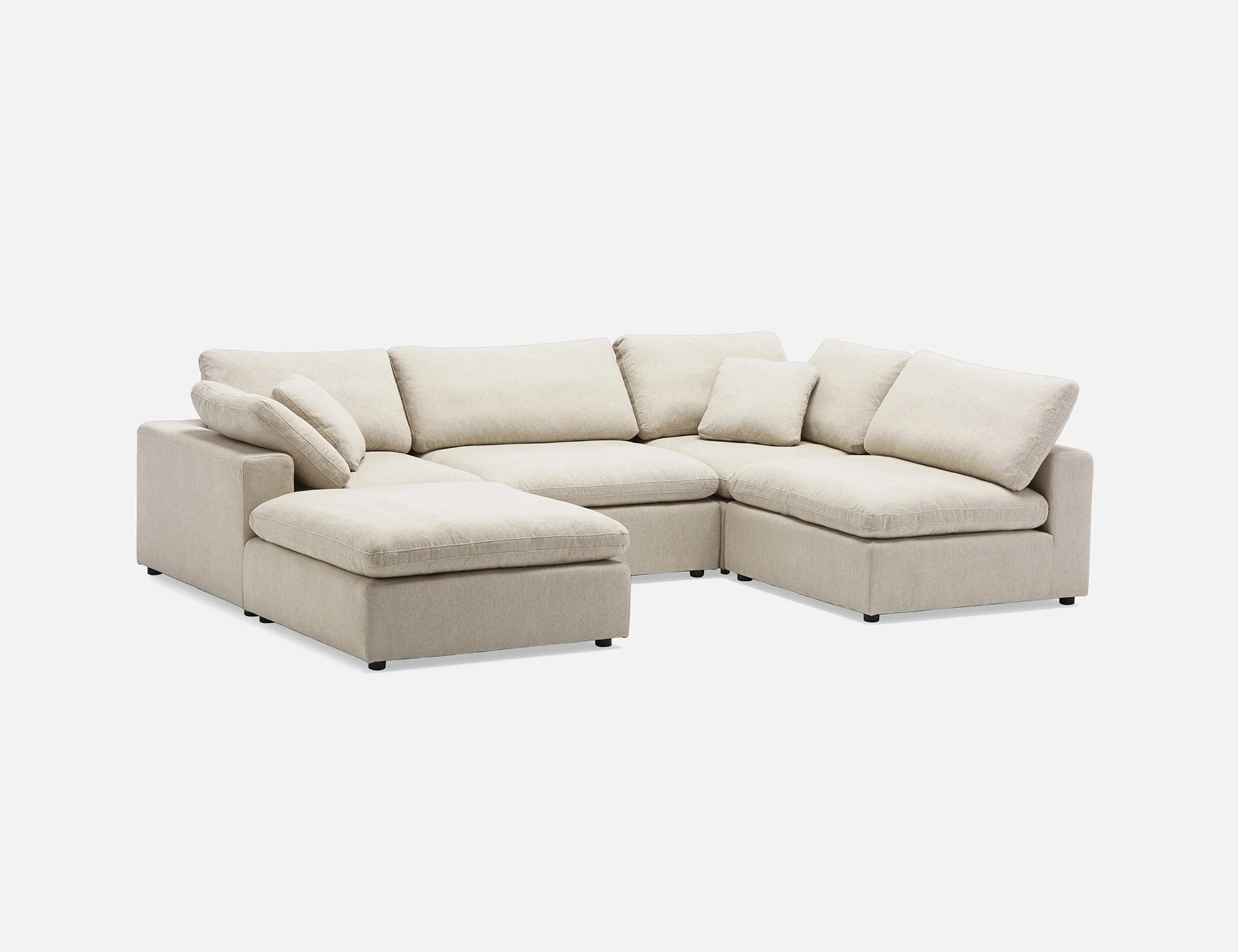 SOFT — Contemporary 5-pc modular sectional sofa (89-07-55-46) - Image 21