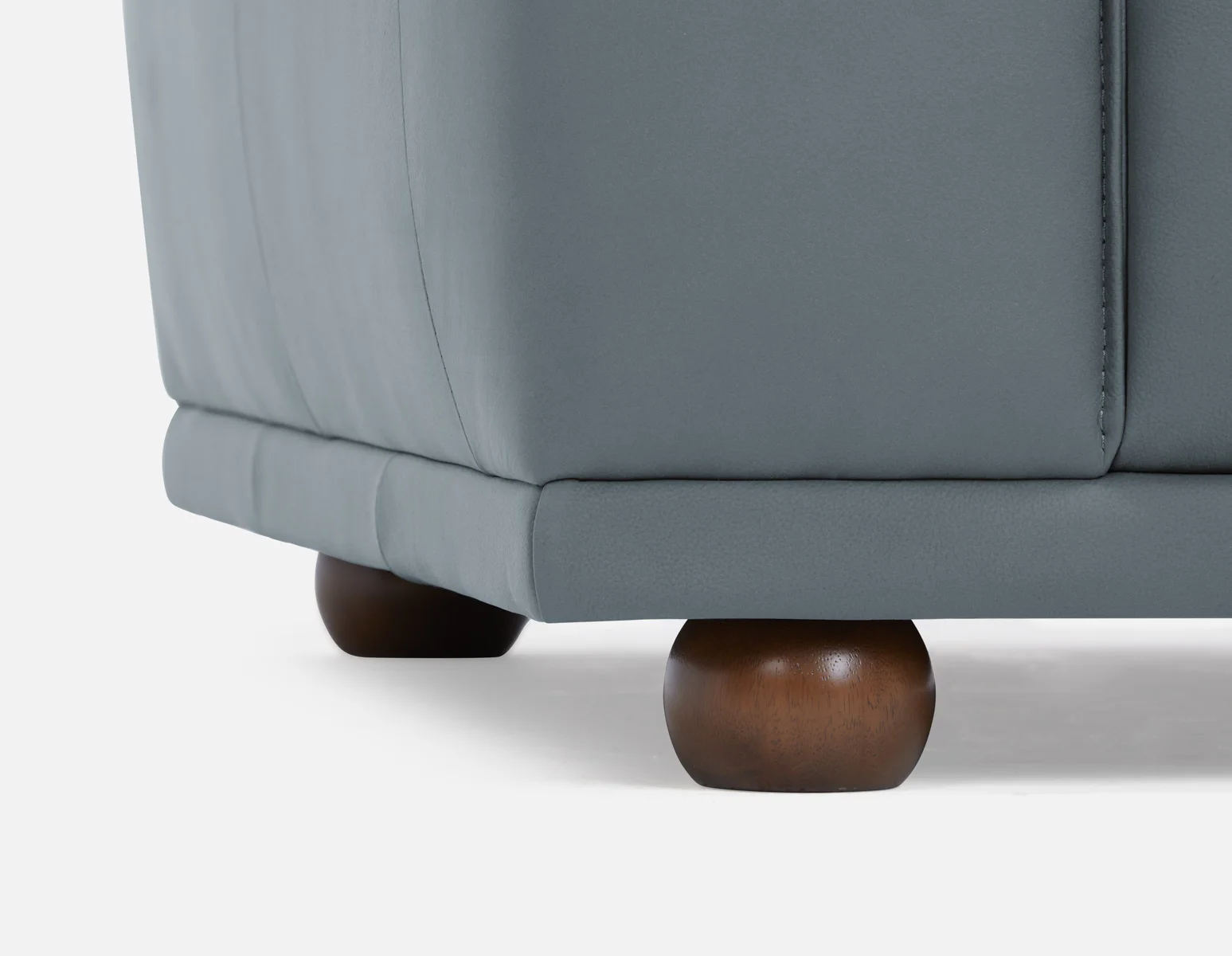 VIGO — 100% leather apartment sofa (71-99-64-12) - Image 6