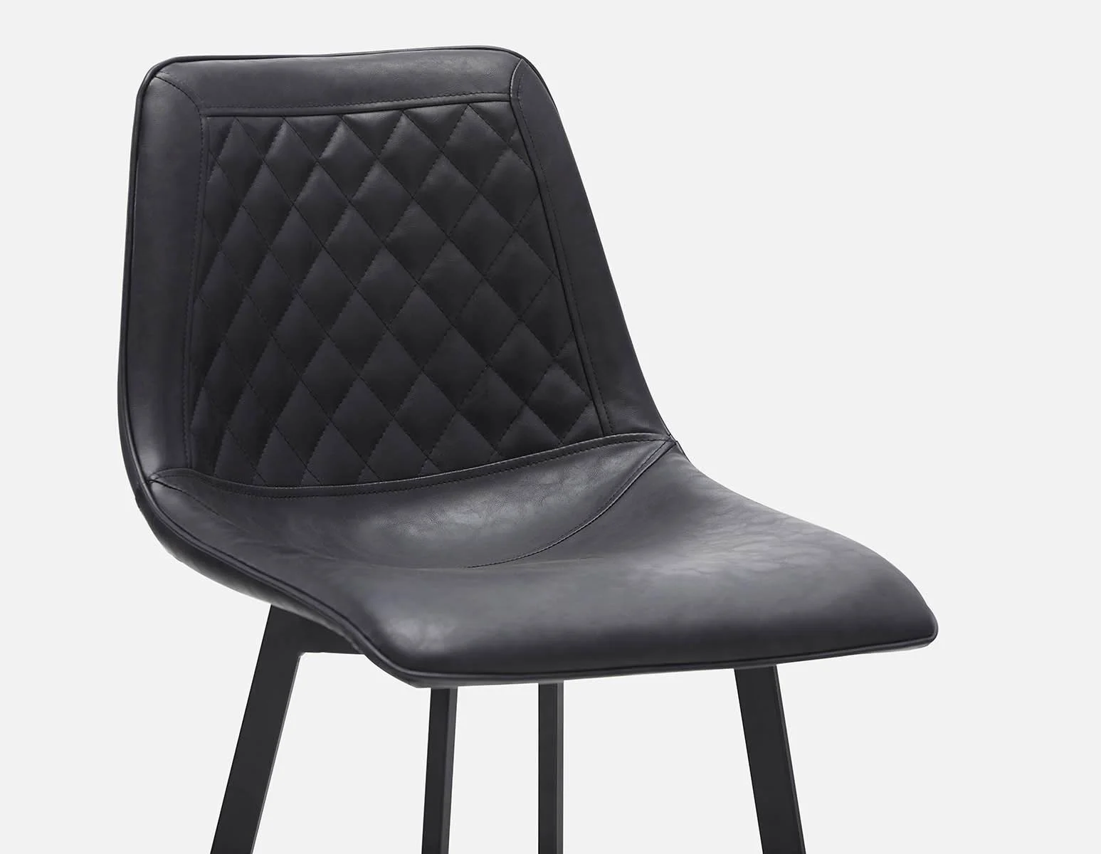 MALI — Mid-century modern bar stool with backrest 76 cm (55-54-87-20) - Image 4