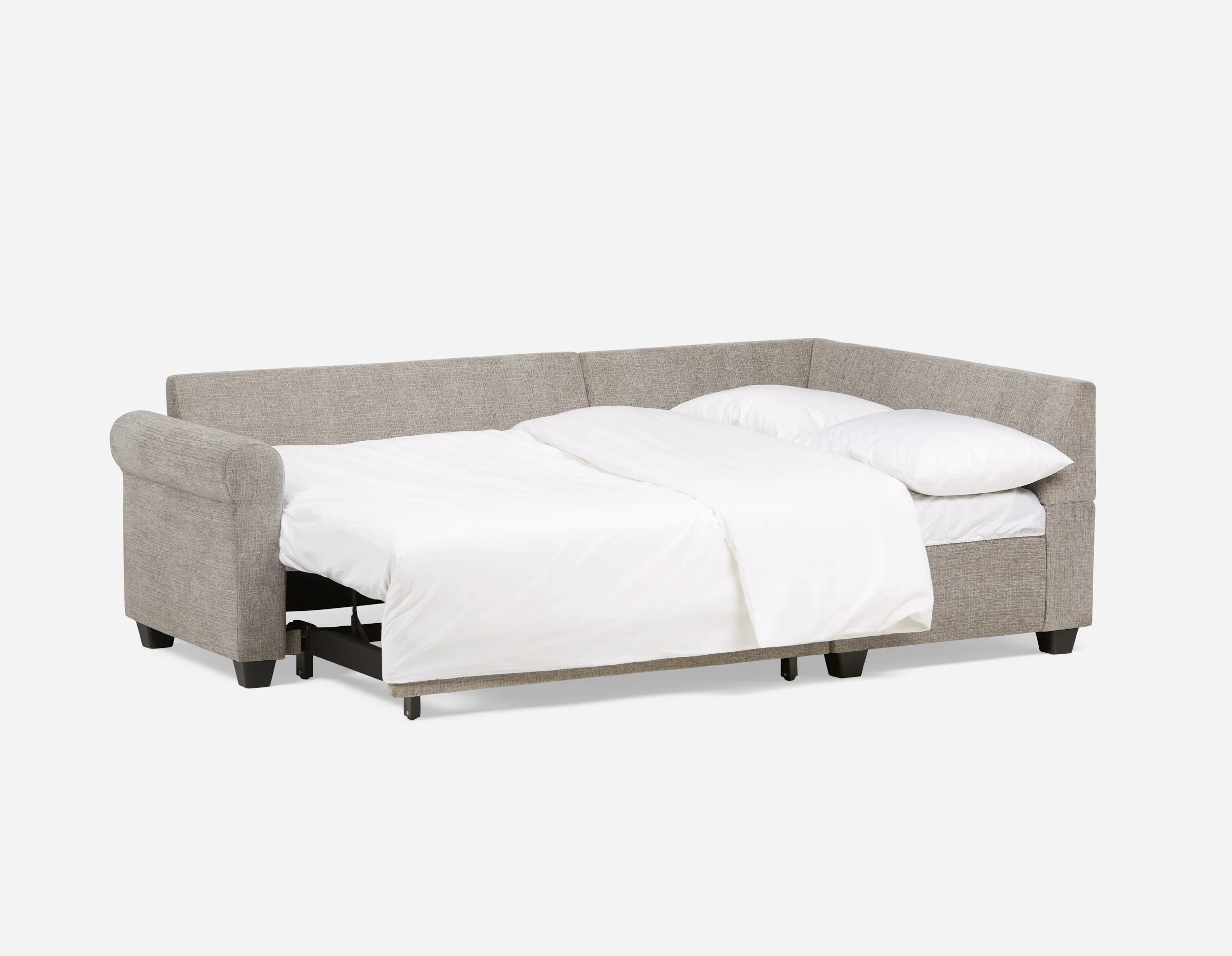 DELPHINE — Traditional right-facing sectional sofa-bed with storage (28-94-59-30) - Image 8
