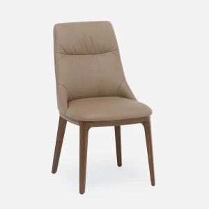 TOLEDA — 100% leather contemporary dining chair (59-02-51-93)