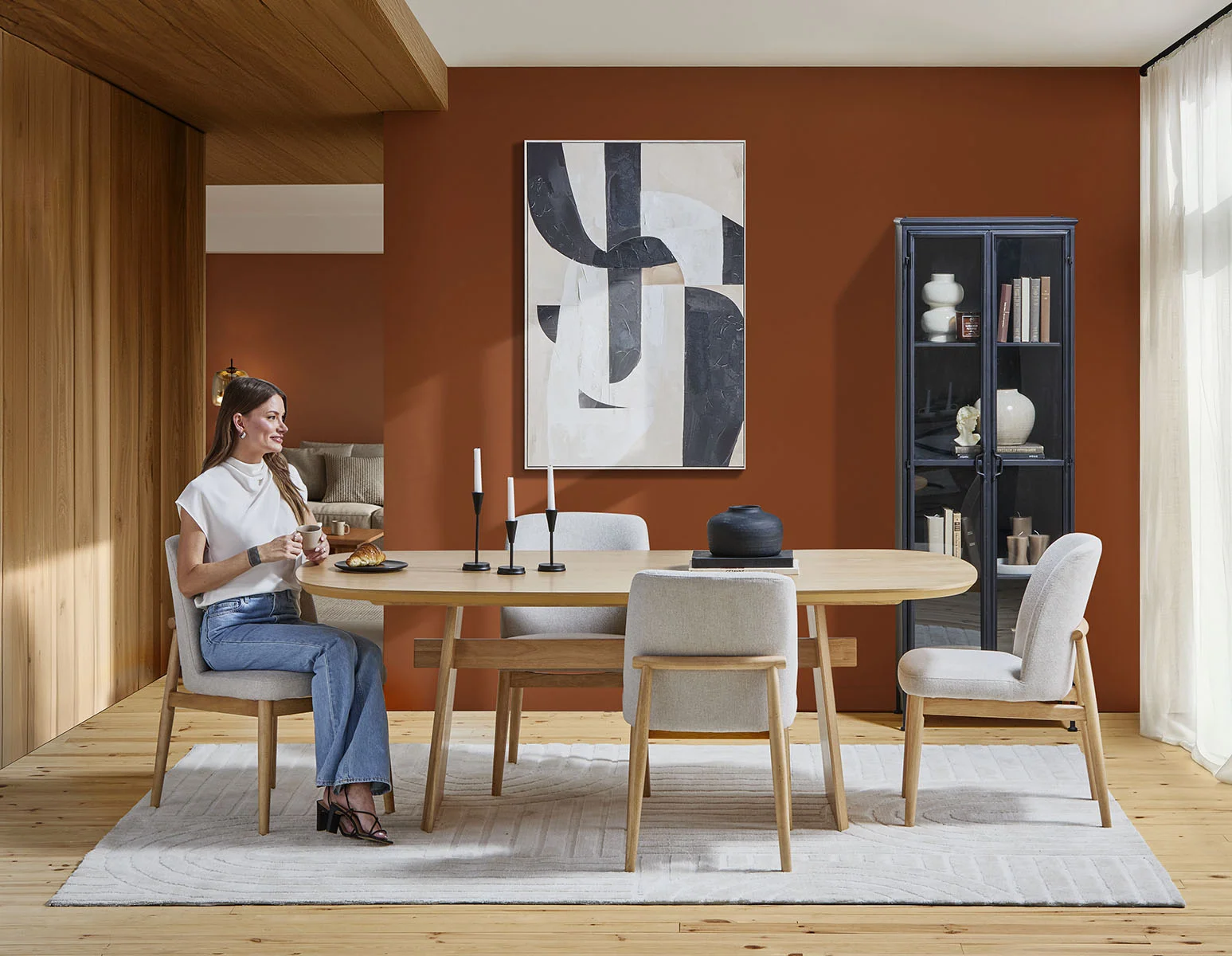 SOLENE — Dining table 210 cm (68-24-23-04-D)