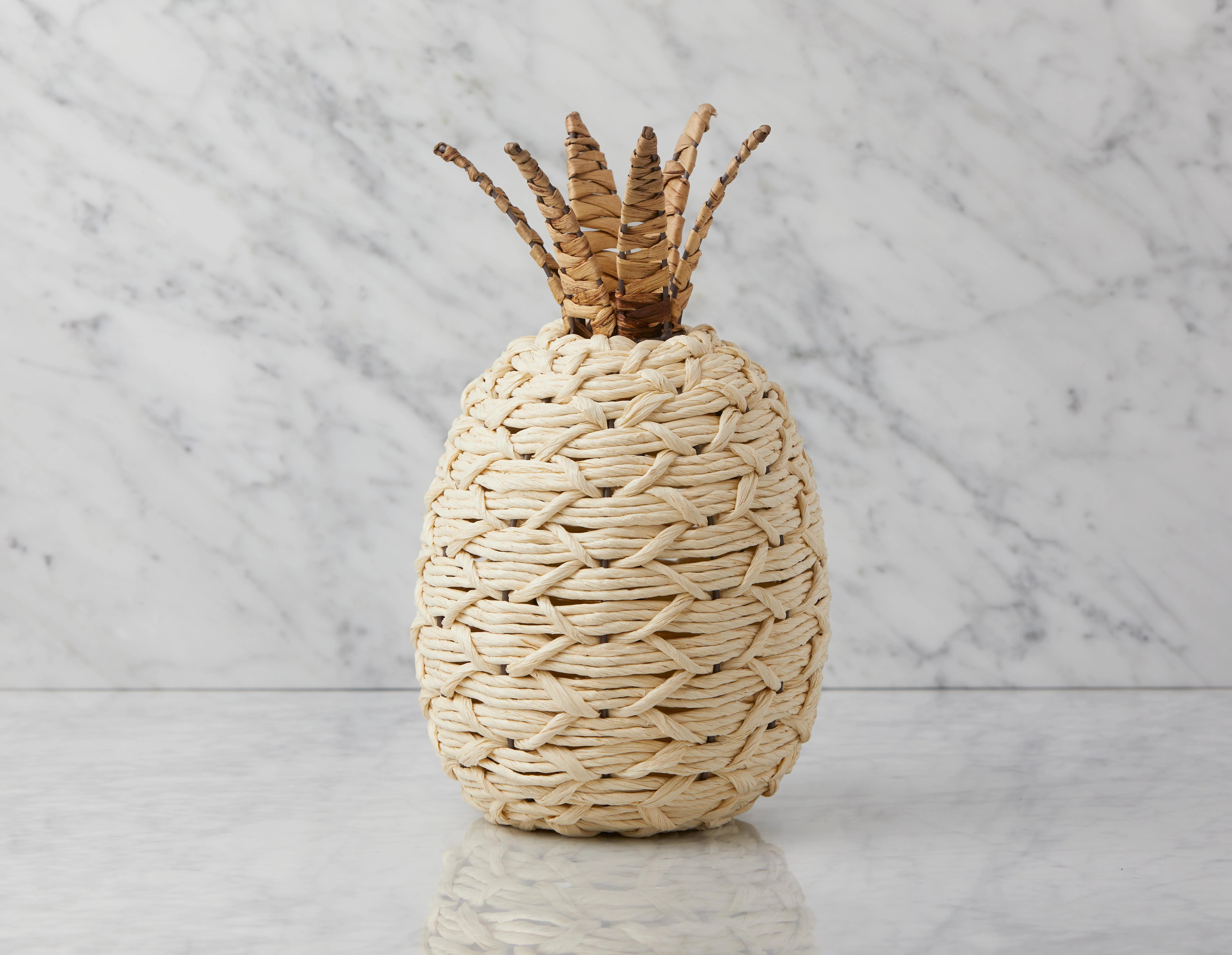JOEY — Decorative straw pineapple 37 cm - Image 6