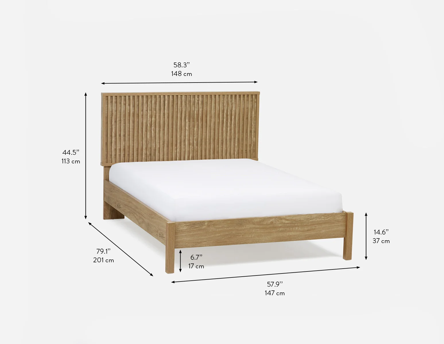 RIONA — Japandi style double-bed - Image 11