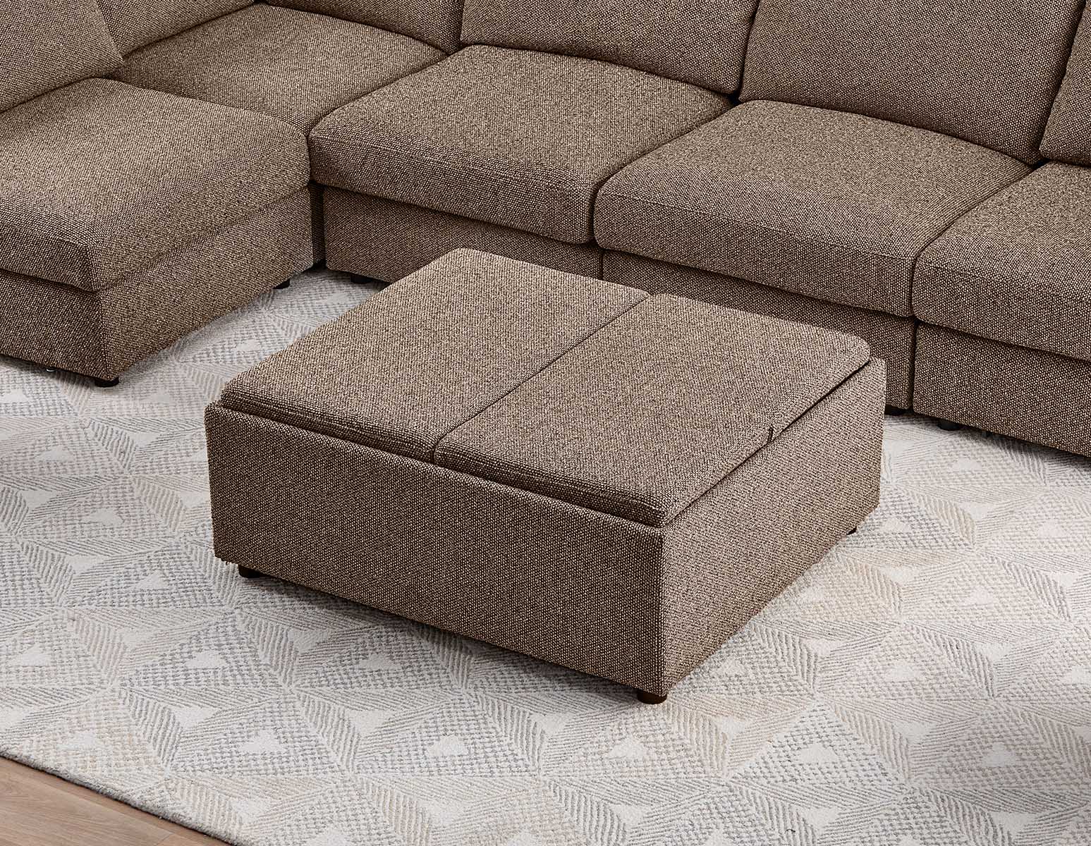 OLISA — Contemporary coffee table ottoman (70-56-70-52) - Image 17