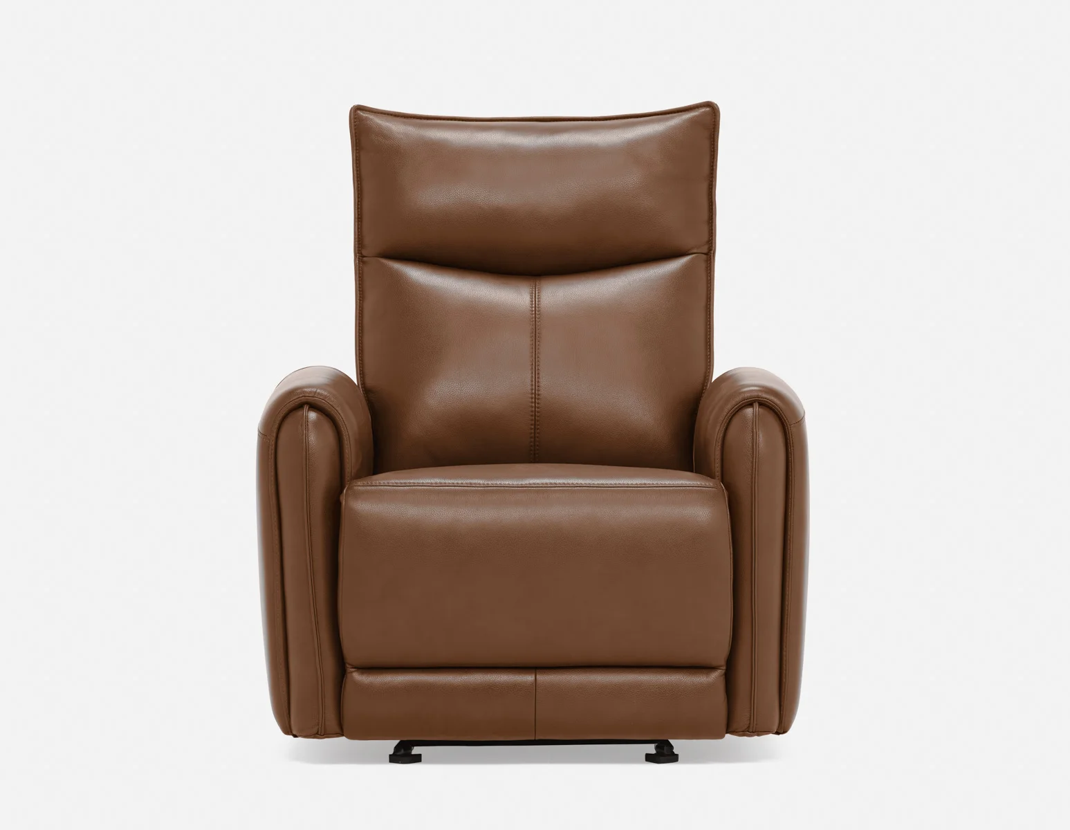 CALVERO — Contemporary power-reclining and glider 100% leather armchair with usb port (84-12-10-96-F) - Image 2