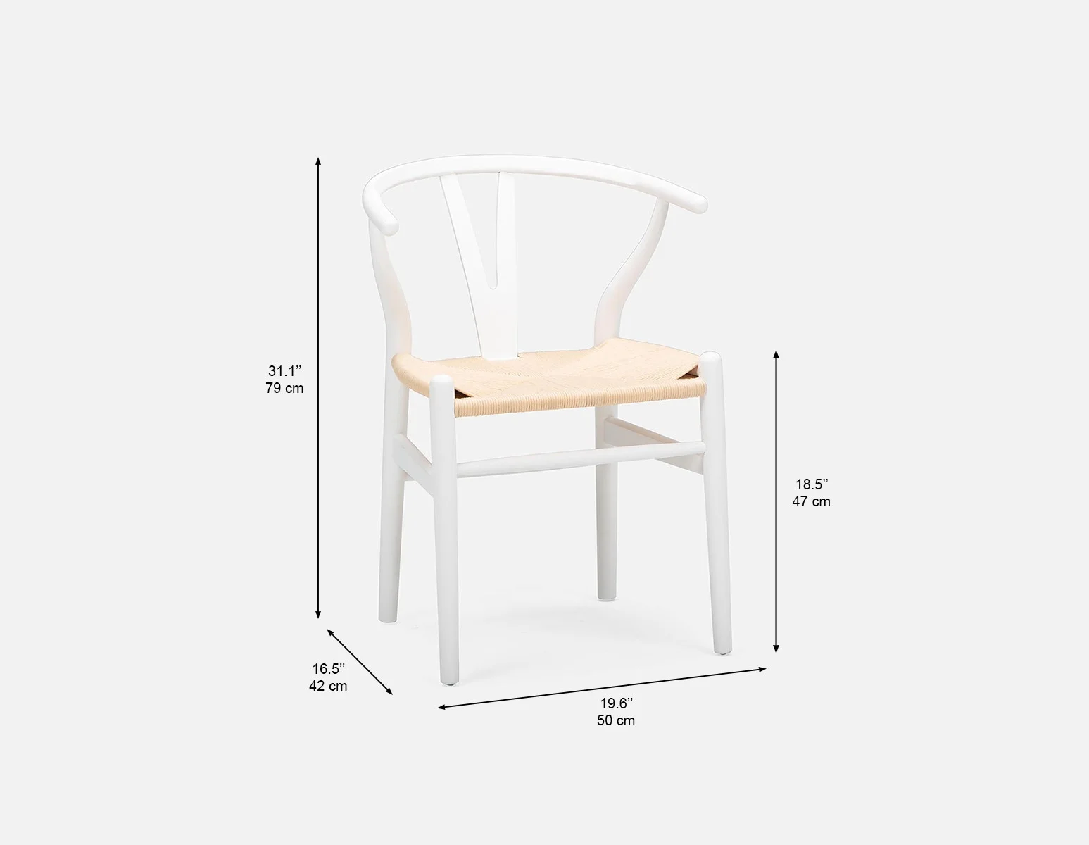 DENMARK — Beech wood and paper cord dining chair (70-00-11-10) - Image 7