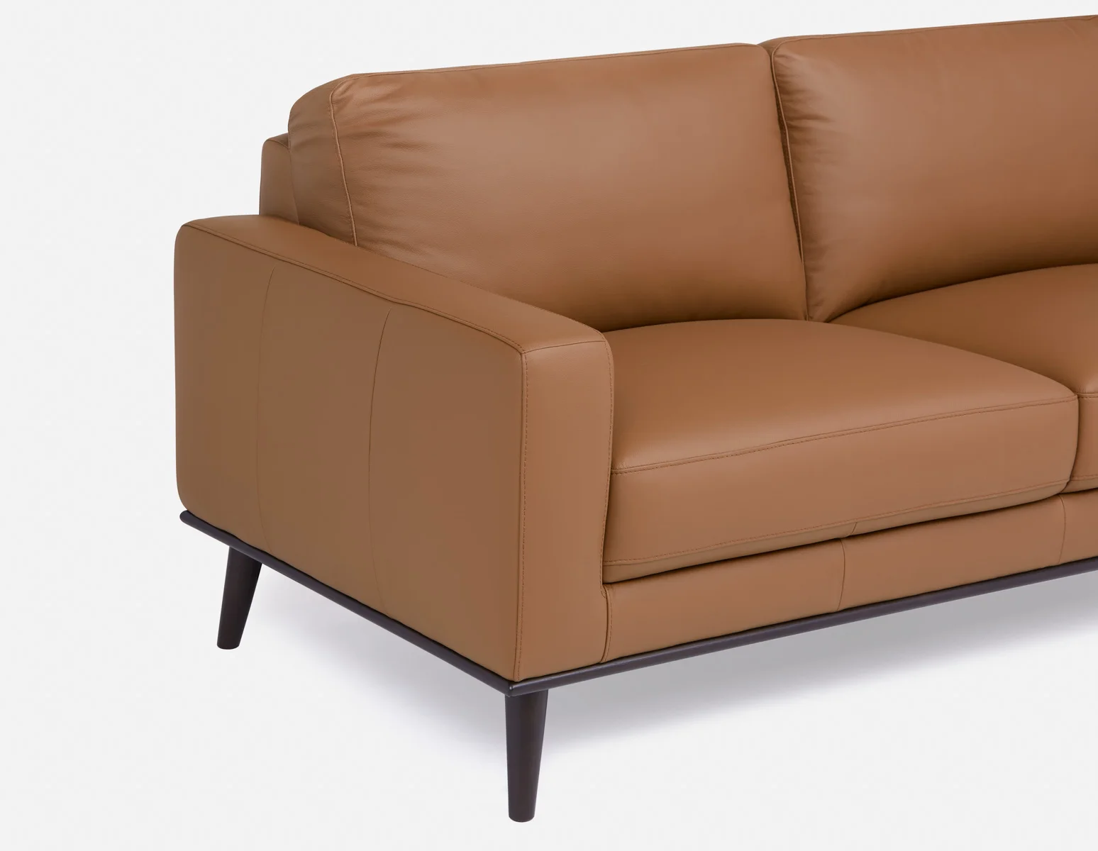BETTA — 100% leather mid century sofa (17-62-70-31) - Image 8