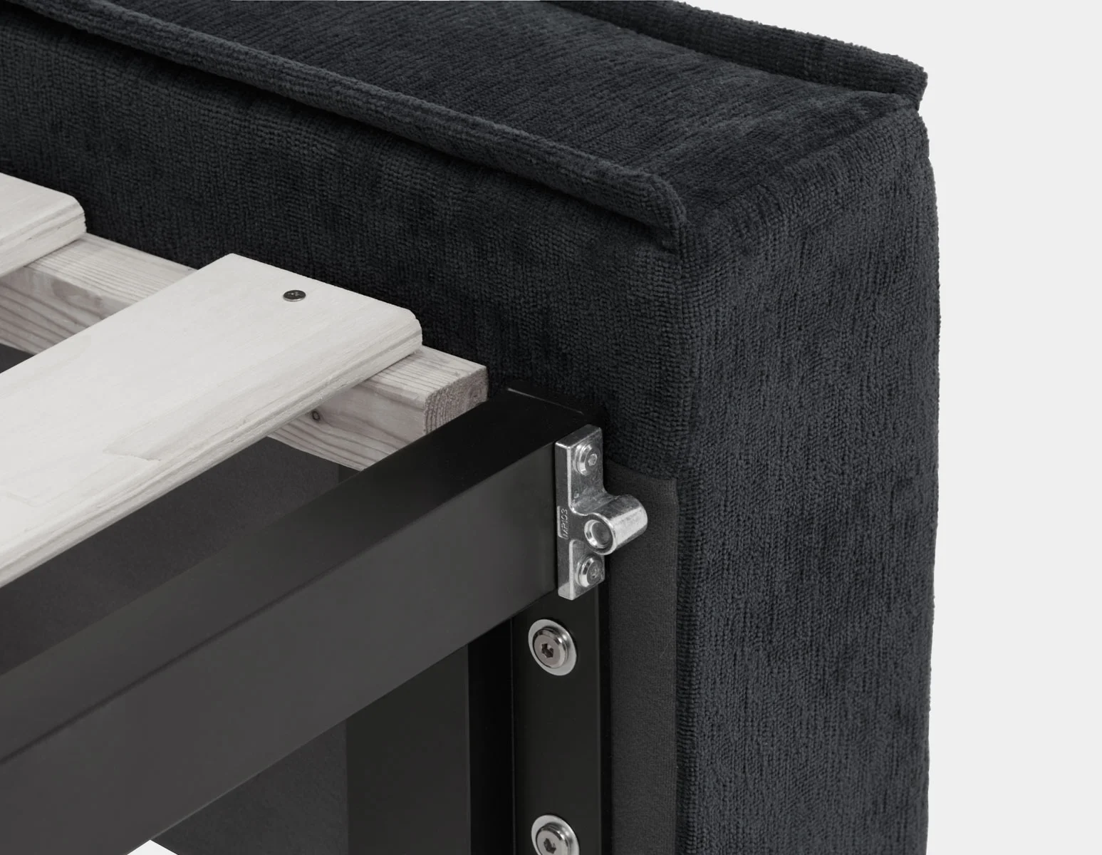 SORGUE — Upholstered queen size bed with storage (28-49-09-20) - Image 4