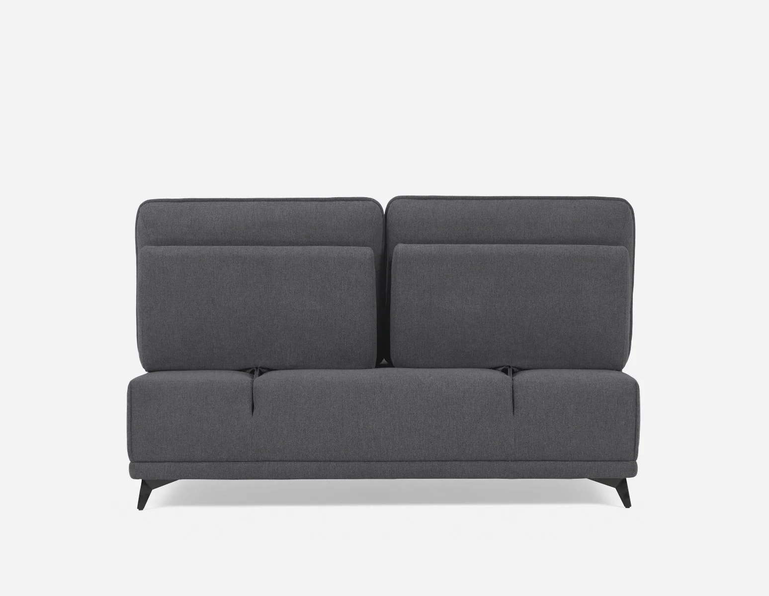SIMON — Modern contemporary armless loveseat with adjustable backrest (75-79-85-30) - Image 9