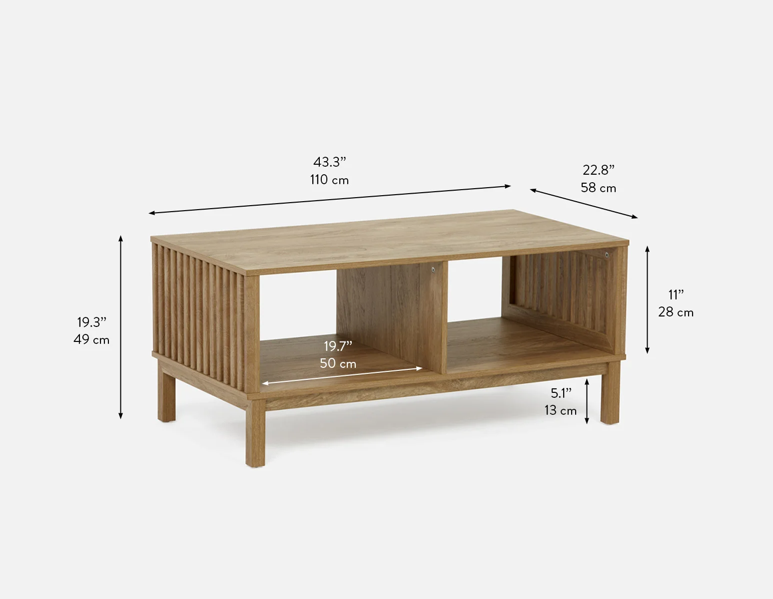 RIONA — Japandi style coffee table - Image 9