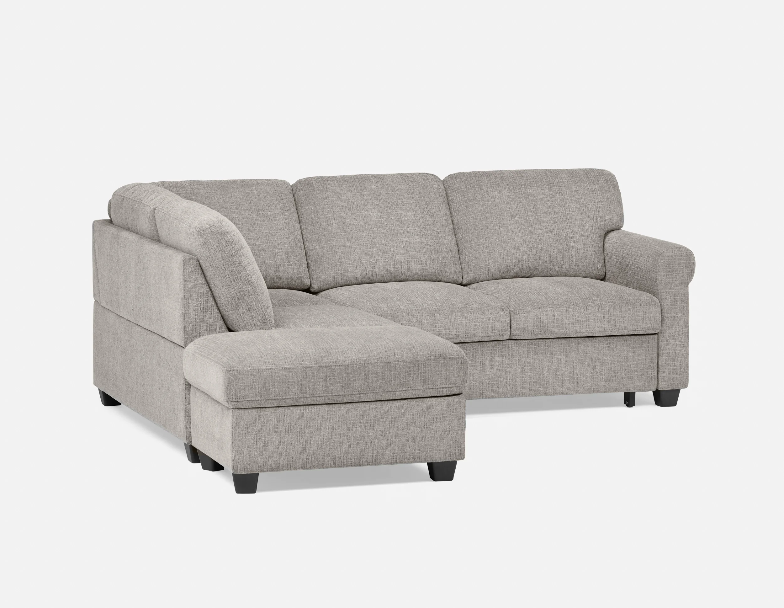 DELPHINE — Traditional left-facing sectional sofa-bed with storage (45-46-23-30) - Image 18