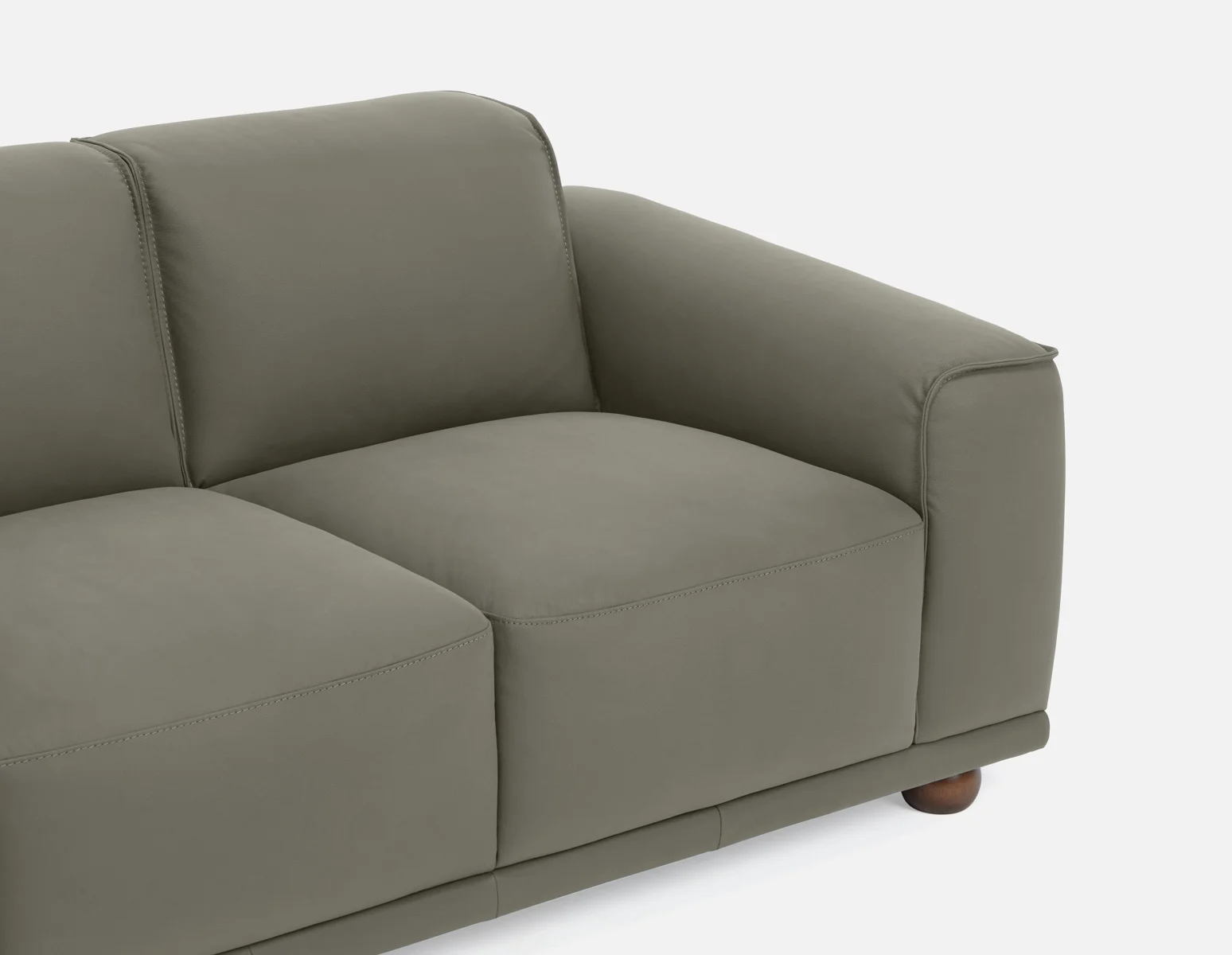 VIGO — 100% leather apartment sofa (71-99-64-18) - Image 8