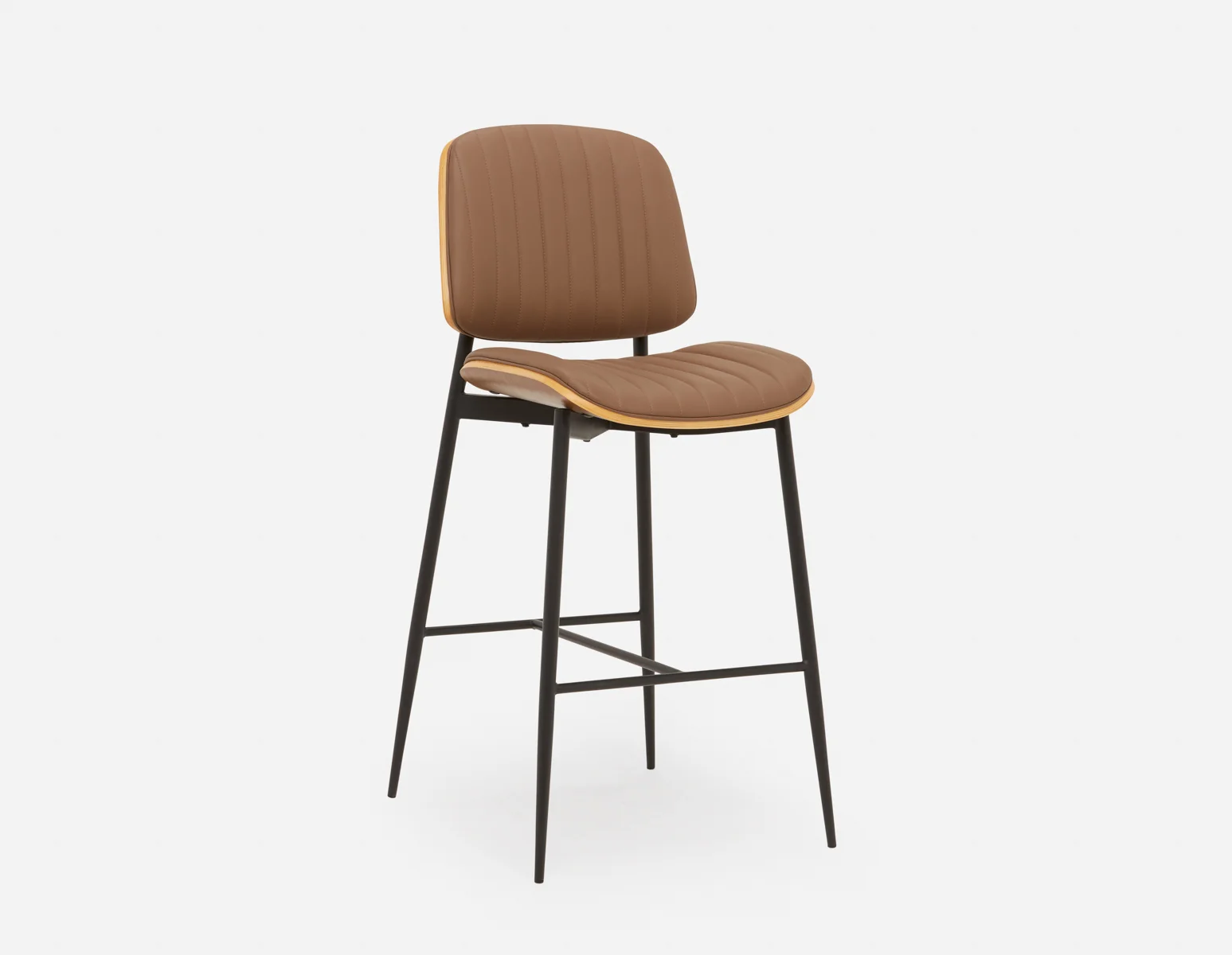 BEHARA — Mid-century modern retro bar stool 76 cm - Image 14