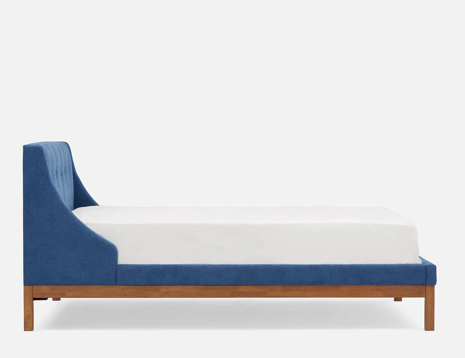 MUROL — Mid-century modern tufted upholstered wingback queen size bed (67-18-90-60) - Image 5