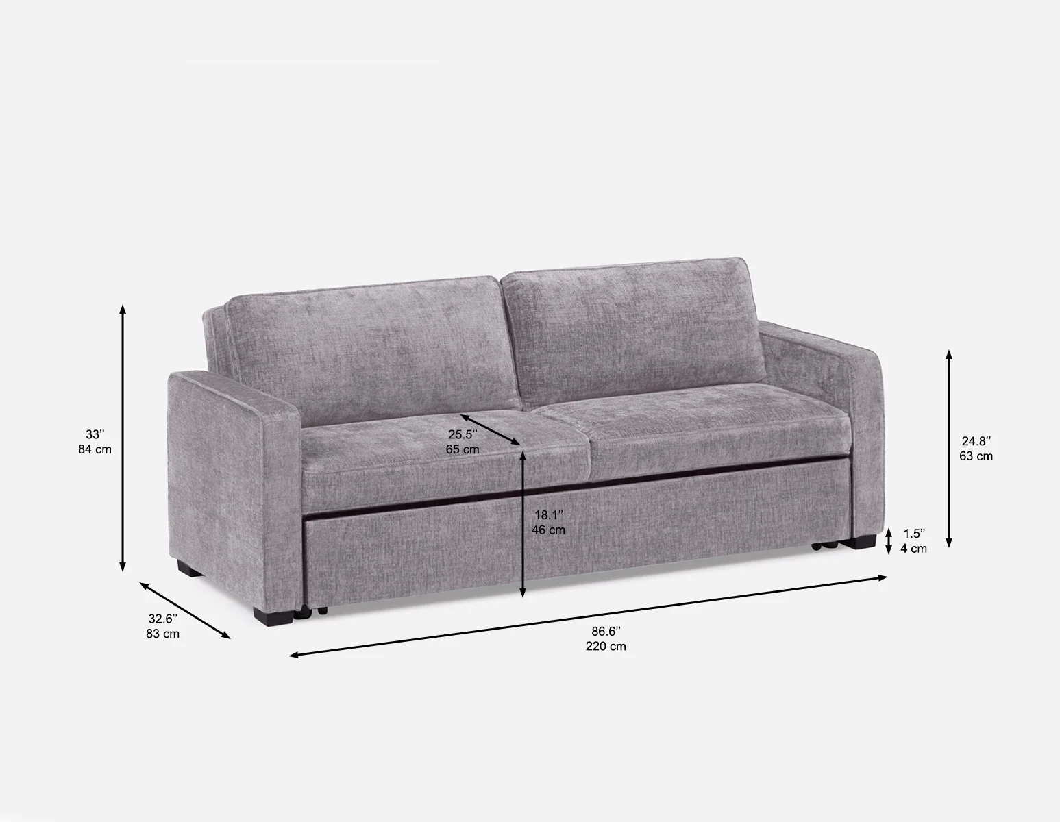 VITO — Contemporary sofa-bed (02-61-27-62) - Image 14