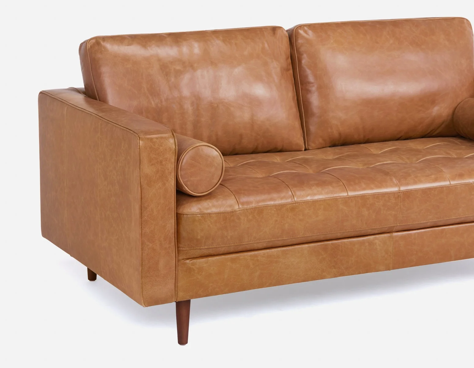 KINSEY — 100% leather loveseat - Image 8