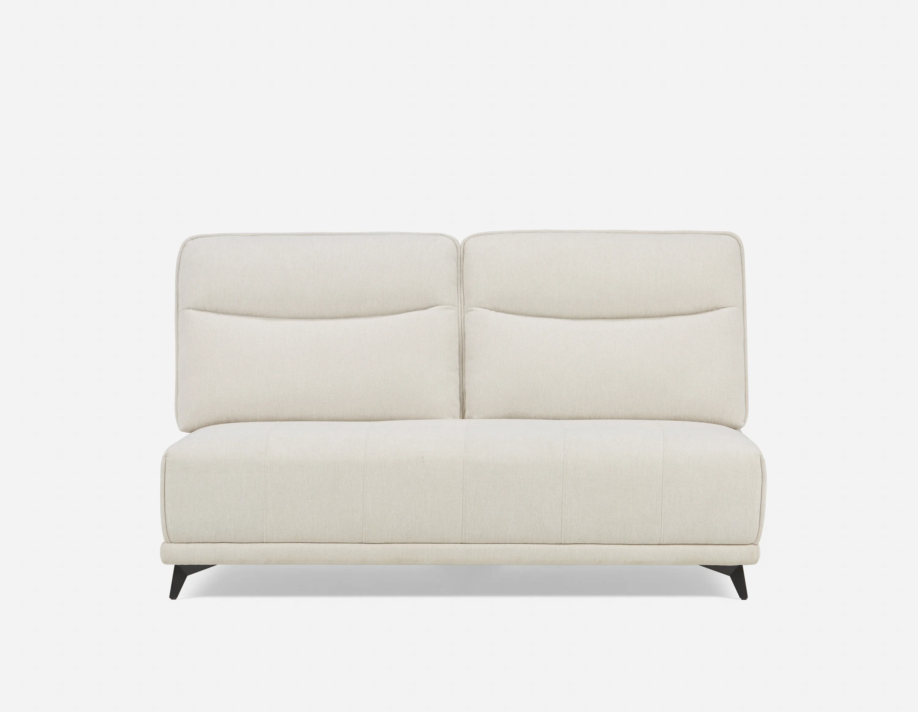 SIMON — Modern contemporary armless loveseat with adjustable backrest (75-79-85-95) - Image 10