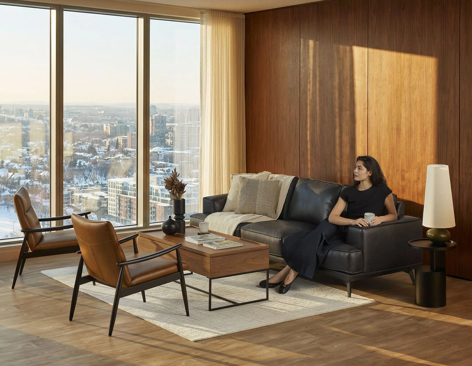 MATTEO — Coffee table with storage 120 cm - Image 12