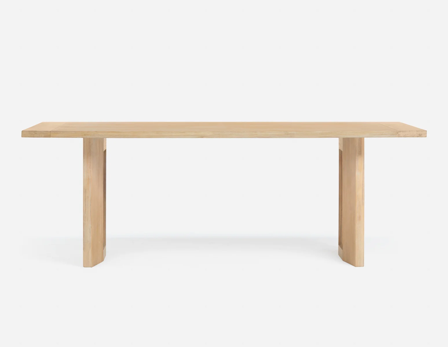 GILLIS — Modern farmhouse acacia wood dining table 210 cm - Image 2
