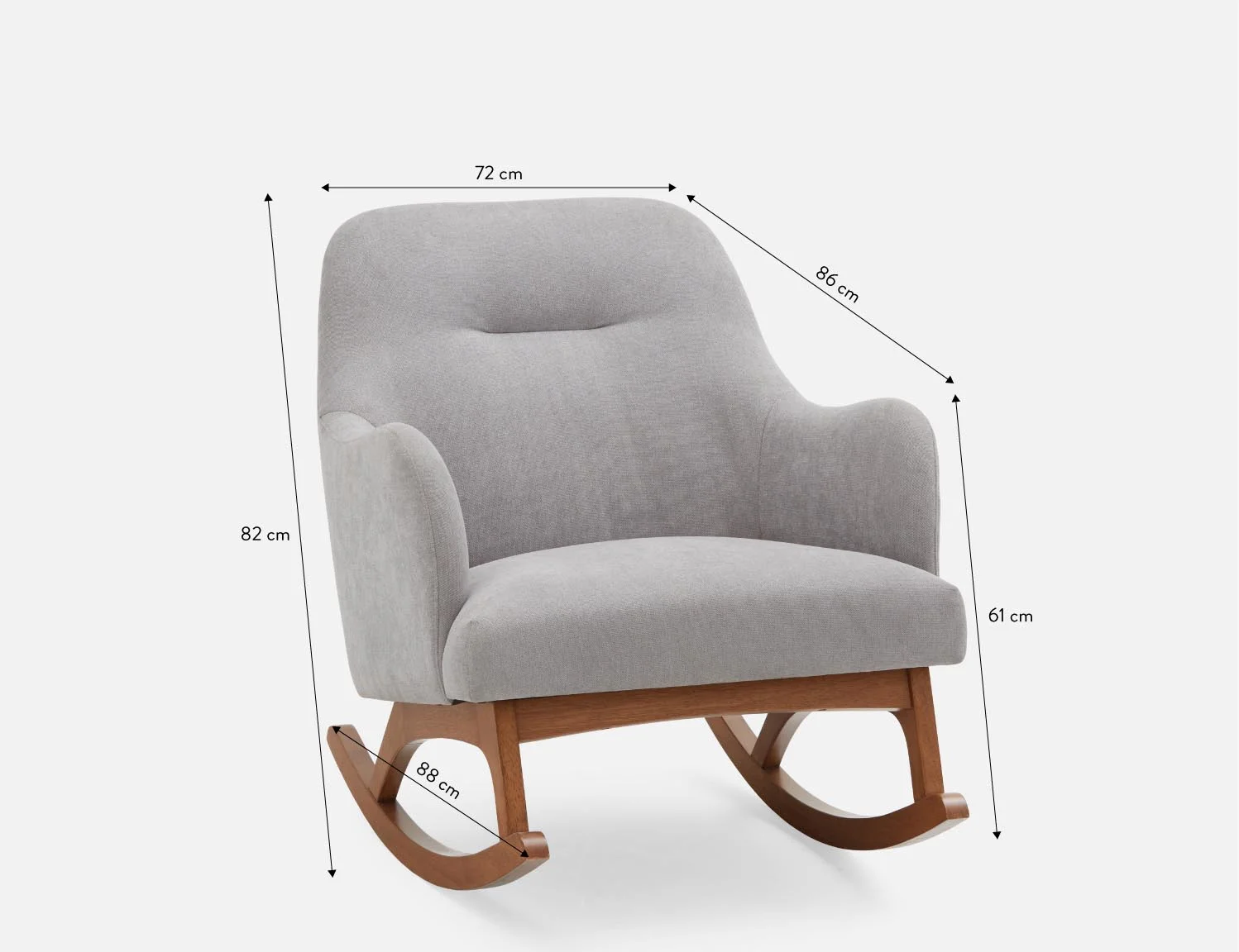 ROCKO — Rocking chair (57-77-81-30) - Image 6