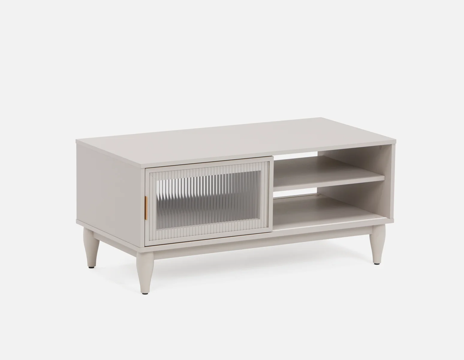 ALLESSIO — Modern contemporary coffee table with storage (00-88-74-93) - Image 2