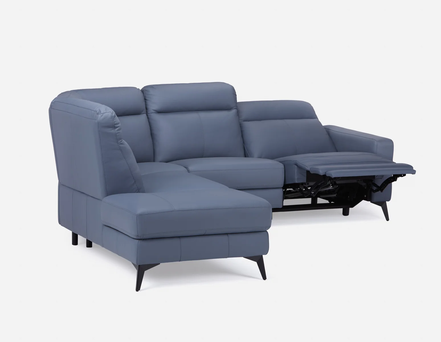 BILLIE — Left-facing 100% leather power reclining sectional sofa (33-60-57-17) - Image 13