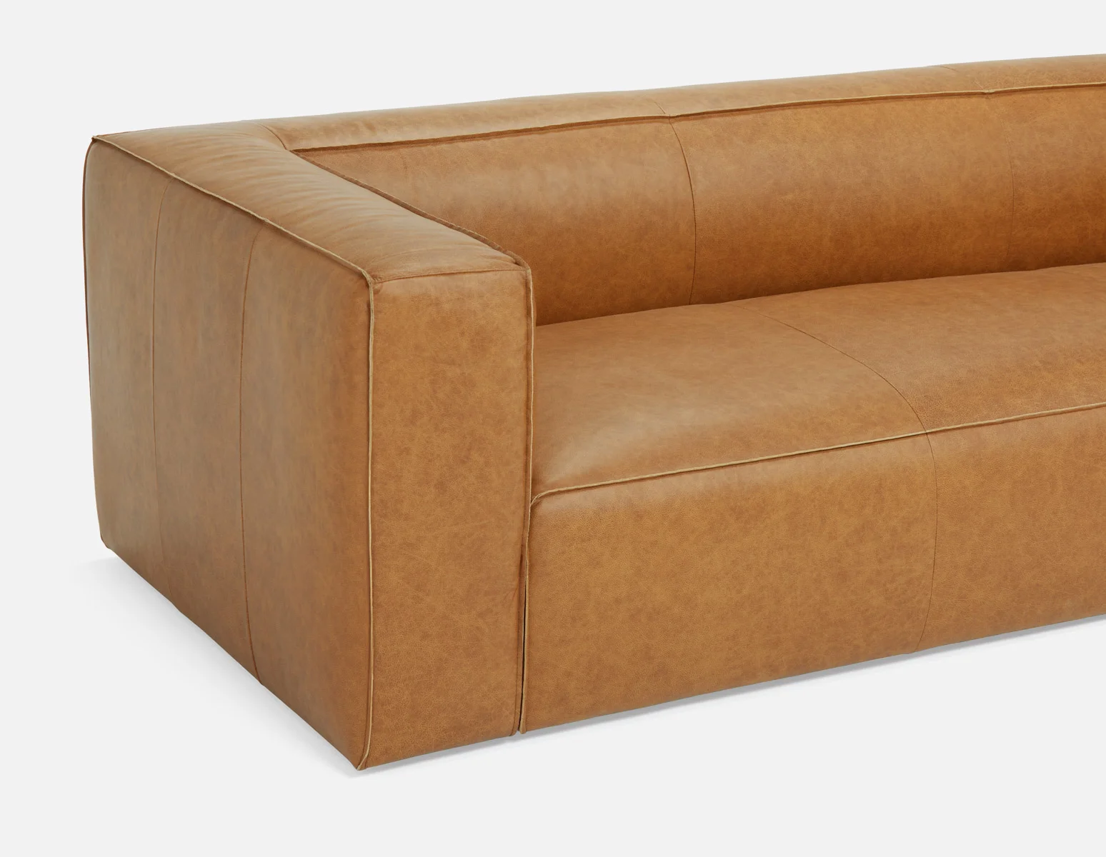 MONTE — 100% leather classic 3-seater sofa (39-69-47-49) - Image 10