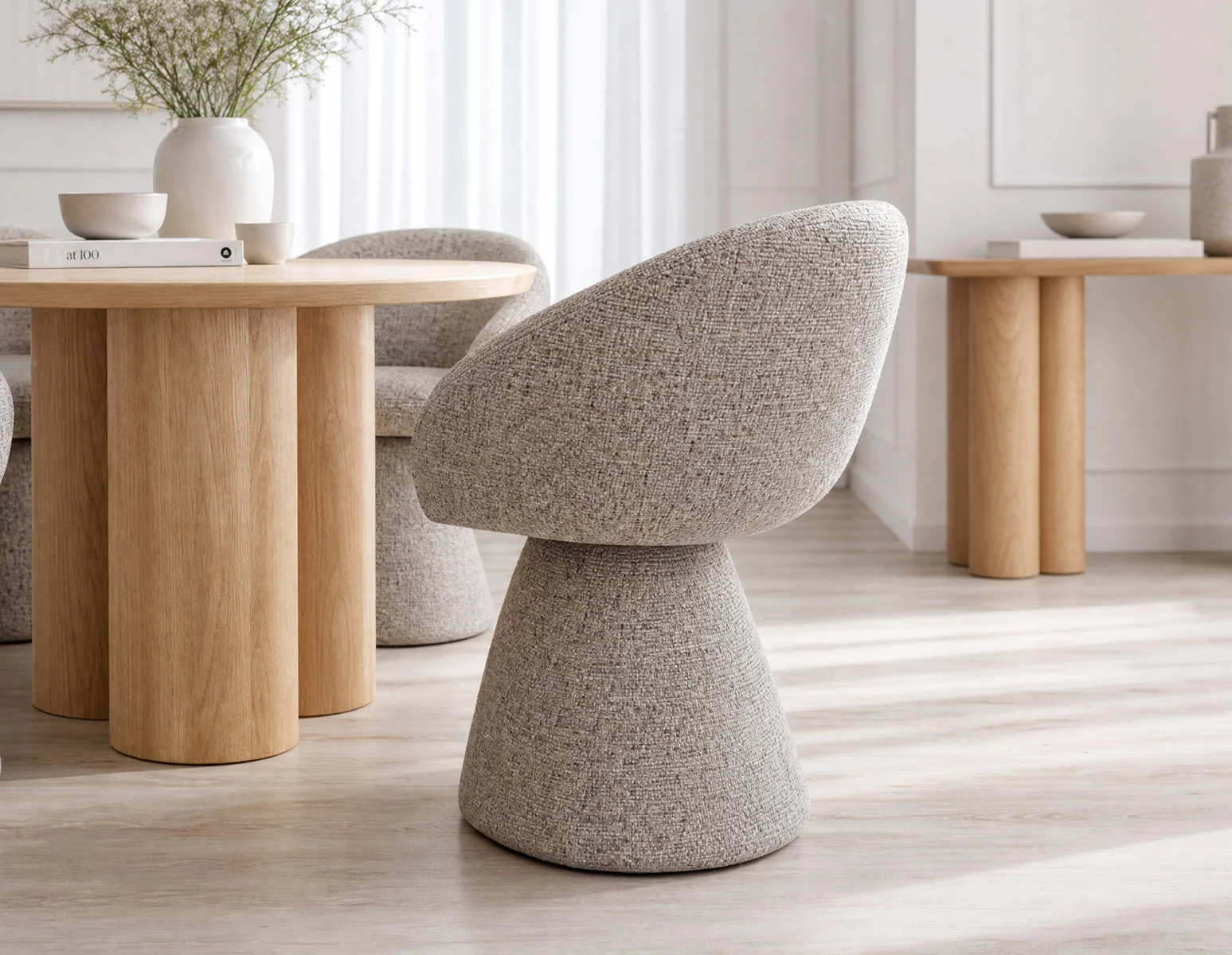 ORAN — Modern swivel dining armchair (07-90-72-88) - Image 12
