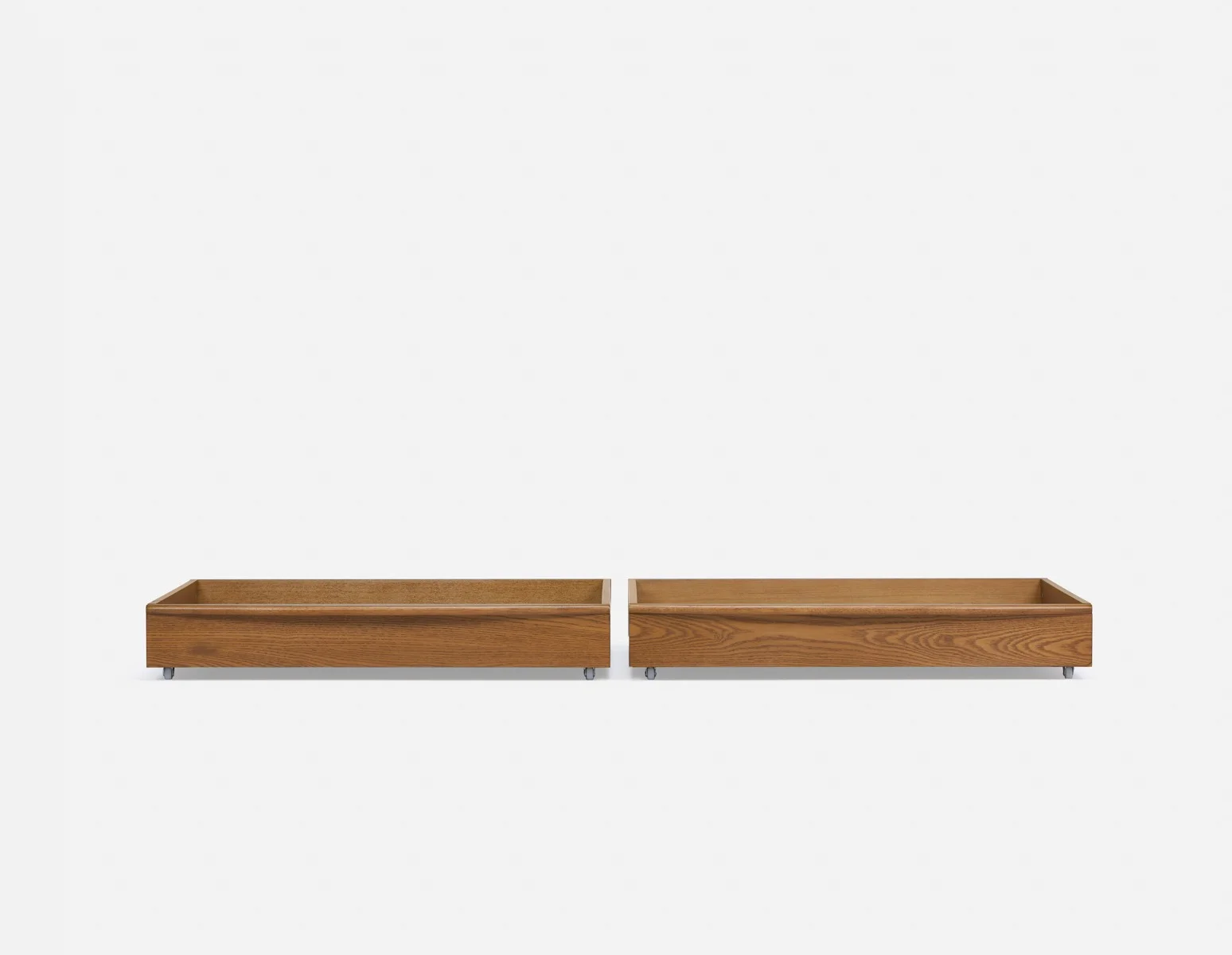 BENA — Bed storage drawer set of 2 with casters - Image 3